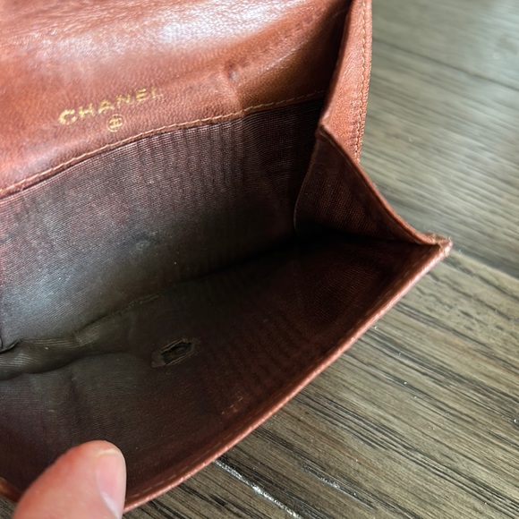 Chanel Brown Caviar Leather Wallet - Picture 9 of 13